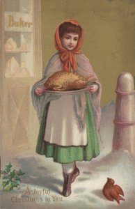 Julekort af English School